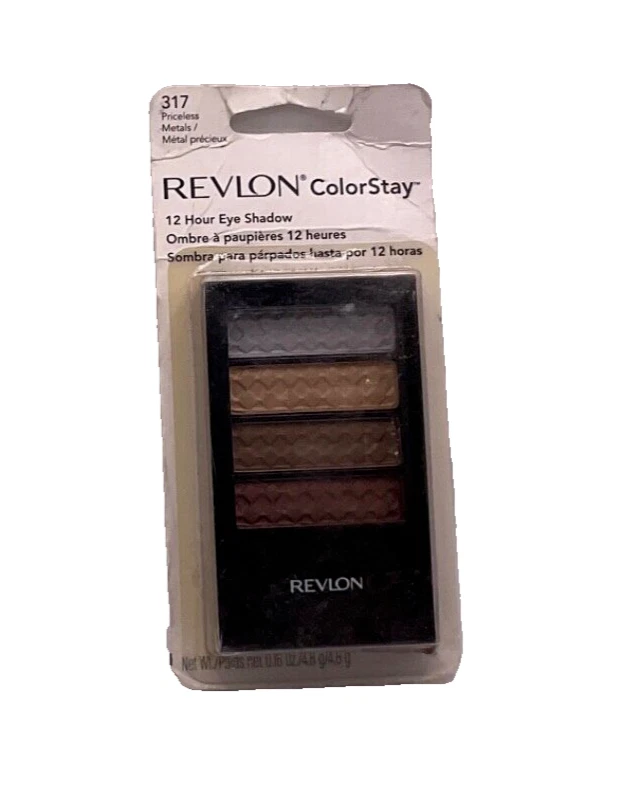 Revlon ColorStay 12 Hr Eye Shadow Quad PRICELESS METALS #317 - New / Sealed - Image 1 of 2