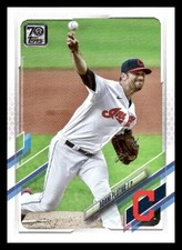 2021 Topps #189 Adam Plutko Cleveland Indians Baseball card