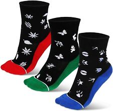 3 Pack Kids Hiking Outdoor Socks Girls Boys Sports Camping Extra Padding 1y-3.5y