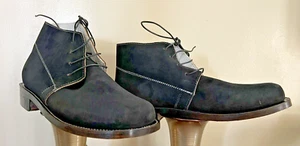 Civil War Brogans Men’s 7 Suede Turnout with Leather Soles EE Double Wide - Picture 1 of 2