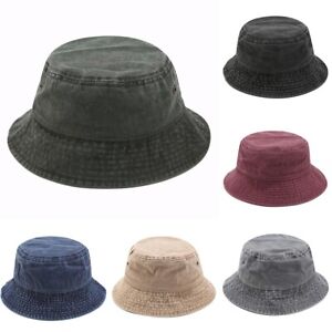 Cotton Polyester Stonewashed Bucket Hat for Adults Classic and Durable