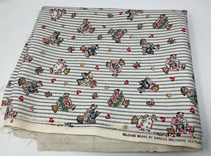 De colección Beloved Bears por Marcus Bros Textiles Únicos Muy Difíciles de Encontrar BTHY 44”x9’ - Imagen 1 de 4