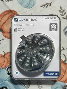 Glacier Bay 3-Spray 3.45 in. Fixed Adjustable Shower Head in Chrome - Picture 1 of 2