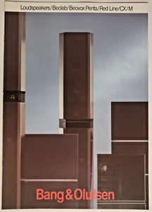 Bang & Olufsen Loudspeakers Brochure Beolab Beovox Penta Red Line CX/M - Picture 1 of 7