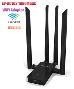 EP-AC1621 1900Mbps WiFi Adapter Dual Band WIFI USB 3.0 With 4x 6dbi antenna 2T2R - Picture 1 of 8