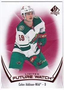 2021-22 Upper Deck SP Authentic Future Watch Limited Red CALEN ADDISON #133 Wild - Picture 1 of 1