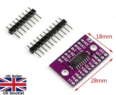 CJMCU-4051 74HC4051 Breakout Board 8 Channel Multiplexer Module - Image 1 of 3