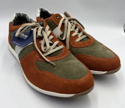 Zapatillas informales Base London Eclipse de gamuza naranja talla 12 EU 46 Foto 1 de 4