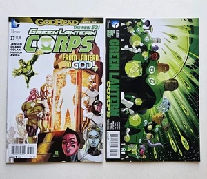 Green Lantern Corps #37 & #37 Variante Comics The New 52 DC 2015 Sehr guter Erhaltungszustand + 8,5 - Bild 1 von 6