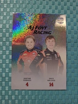 2025 Parkside Indycar Team Shimmer Rainbow Shimmer AJ Foyt Racing Ferrucci - Image 1 of 2