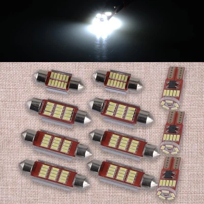 Car LED Interior Dome Map Light Kit Fit For Toyota Fortuner MK1 MK2 2005-22 New - image 1 of 4