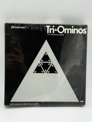 Tri Ominos de colección🌟🌟 Pressman 🌟🌟 Juego de dominó triangular Triominos Foto 1 de 4