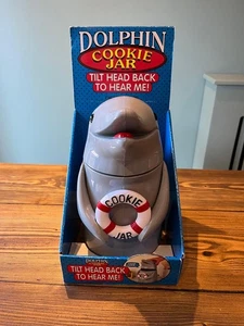 Vintage Delphin Keksdose Delphin 1996 funktionstüchtig - Bild 1 von 22