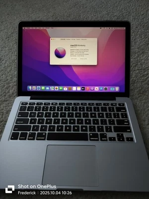 Apple MacBook Pro Retina 13" (512GB SSD, Intel Core i7, 3.1 Ghz, 16GB)... - Image 1 of 4