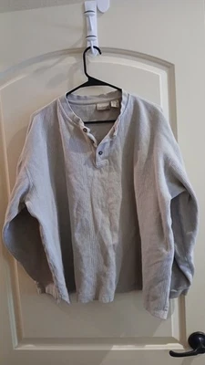 Camisa Fieldmaster para hombre, talla XL gris Henly Foto 1 de 4