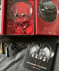 Atomic Floyd AirJax +Remote Full Bodied Sound Earphones Headphones - Picture 1 of 2