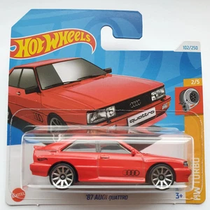 '87 Audi Quattro Red Hot Wheels 2024 HW Turbo 102/250 1:64 Short Card - Picture 1 of 1