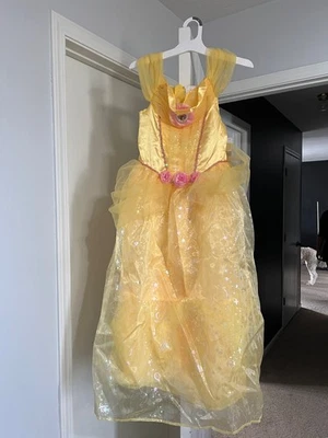 ¡Disfraz de Belle Disney!! niño juventud mediano (7/8) ¡La belleza y la bestia!! nuevo Foto 1 de 2