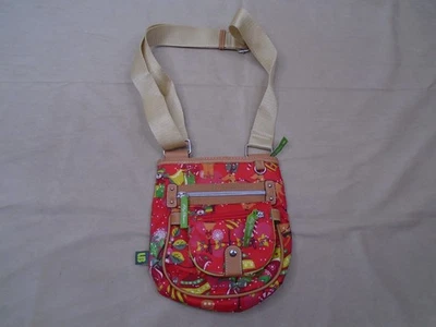 Bolso Bandolera Navidad Rojo Lily Bloom Usado en Excelente Condición Divertido Cartera Vacacional 8" Cartera Desmontable Foto 1 de 4