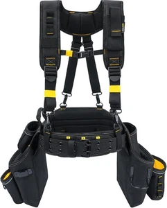 Carpenter Electrician Tool Belt with Suspenders Y-Style 5 Combo Apron Tool Pouch - Picture 1 of 9