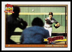 Ed Whitson, 1991 Topps, #481, Padres de San Diego, - Imagen 1 de 2