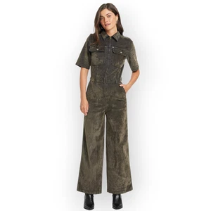 NUEVO 14 Mono Universal Hilo Oliva Cremallera Elastizado Terciopelo Flocado Denim Envío Gratis - Imagen 1 de 18