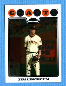 2008 Topps Chrome #47 Tim Lincecum San Francisco Giants - Picture 1 of 1