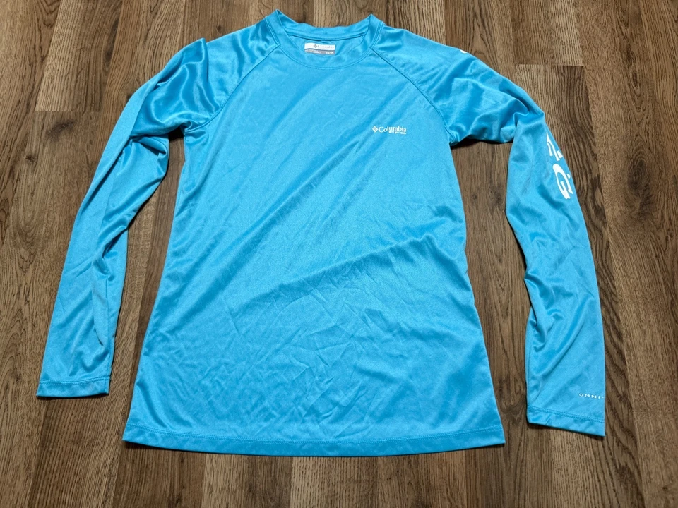 Columbia Shirt, Men's Size XS, Blue, Long Sleeve, Crew Neck, PFG - Image 1 of 4