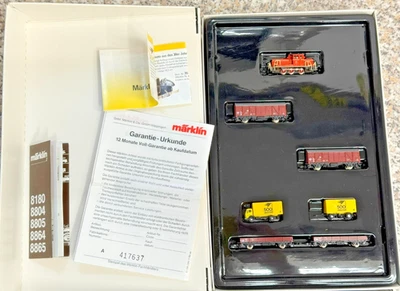 Märklin Spur Z 8134 LDiesellok + Güterzug 500 Jahre Post OVP TOP - Bild 1 von 4