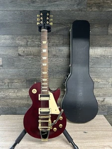 Gibson Les Paul Studio 2005 Electric Guitar Wine Red w/ Bigsby And Case #1758 - Picture 1 of 24