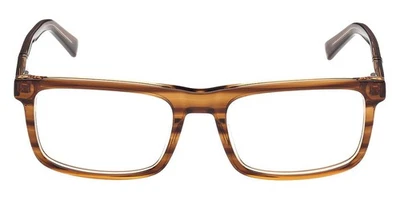 Marco óptico de plástico cuadrado marrón Timberland TB50023 048 55-19-145 Foto 1 de 2