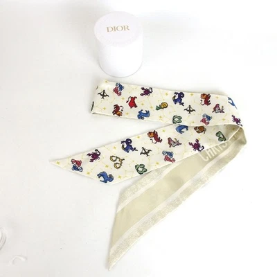 Christian Dior Mitzi 真丝围巾 二手 — 第 1/4 张图片