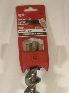 Milwaukee 48-20-8488 1-1/2 in. x 23 in. 4-Cutter SDS-MAX Carbide Drill Bit - Picture 1 of 2