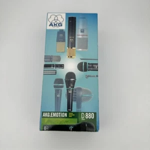 AKG Emotion D880 Dynamic Vocal Microphone with Original Packaging & Accessories - Picture 1 of 7