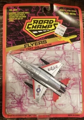 Road Champs Flyers  F-16  Diecast Airplane- New (US Shipping Only) - Image 1 of 2