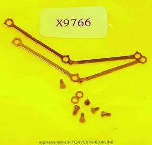 hornby oo spares x9766 1x coupling rods/screws set for standard 4mt 2-6-4t loco - Foto 1 di 1