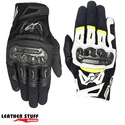 Guantes Alpinestars SMX 2 Air Carbon V2 Motocicleta Calle Montar Moto Deporte Foto 1 de 4