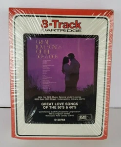 SEALED Great Love Songs of the 50's and 60's 8 Track Various Artists 1979 - Picture 1 of 3