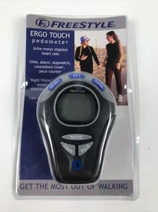 Freestyle Ergo Touch Pedometer New Sealed Easy Frustration Free Operation - Picture 1 of 3