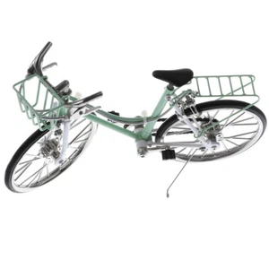 1:10 Alloy Diecast Bike Dutch Style Bicycle Model MY-0056-5, Green - Picture 1 of 8