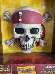 Disney Fluch der Karibik sprechender Totenkopf Zimmer Alarm Neu im Karton - Bild 1 von 14
