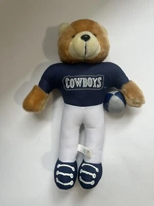 Vintage 1996 Good Stuff NFL Bear 12" Plush Stuffed Toy Bear Dallas Cowboys VTG - Picture 1 of 4