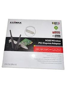 Scheda WLAN PCI Express Edimax EW-7612PIn V2 scheda stick 300 Mbit adattatore WLAN - Foto 1 di 1