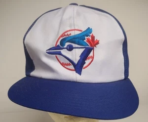 Vintage Toronto Blue Jays Snapback Mütze Herren weiß MLB hergestellt in Korea Baseball Logo - Bild 1 von 6