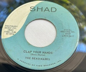 Beau Marks - Clap Your Hands / Daddy Said 7" 45 RPM Rock & Roll VG - Imagen 1 de 2
