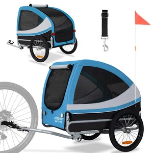 Remolque de bicicleta para perros DOGGYHUT® "Tobi" GRANDE remolque de bicicleta sin corredor