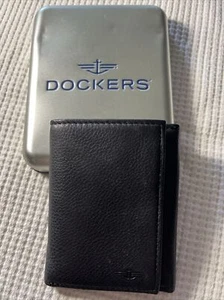 Dockers Genuine Leather Wallet Black - Imagen 1 de 3