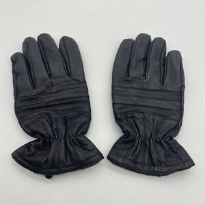Men's Wilsons Leather Black Gloves Size Large Thick Rugged