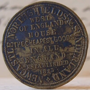 UNITED KINGDOM. 1825 TOKEN. Hill & Co Newcastle Northshields & Sunderland. 33 mm - Bild 1 von 2