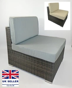 REPLACEMENT RATTAN CUSHIONS PAD GARDEN PATIO FURNITURE FOR SOFA, DINING, CORNER - Picture 1 of 9